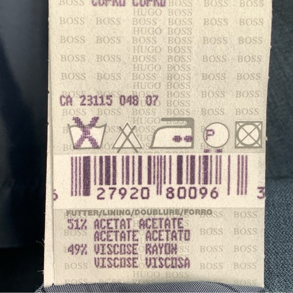 Hugo Boss Linen Sport Coat Blazer - Picture 3 of 6